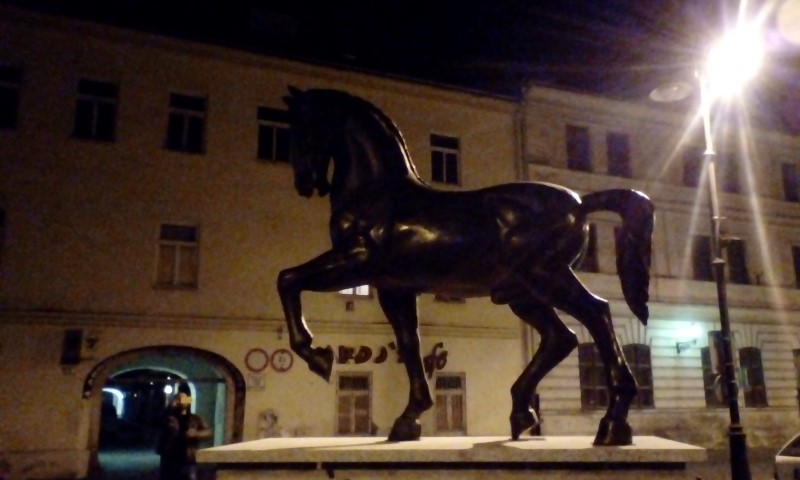 Socha koňa nazvaného CASSO
