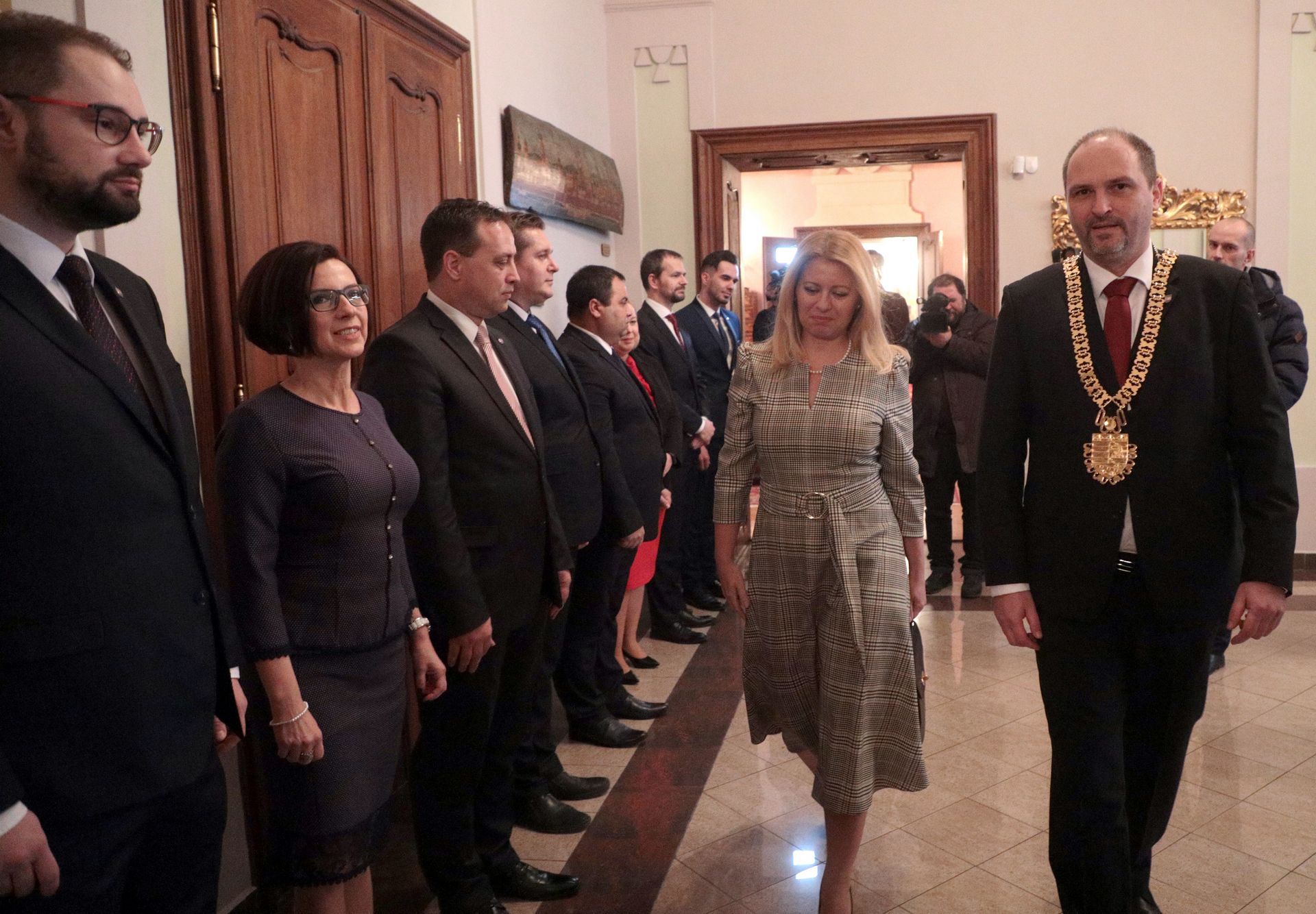 Prezidentka počas návštevy Košíc