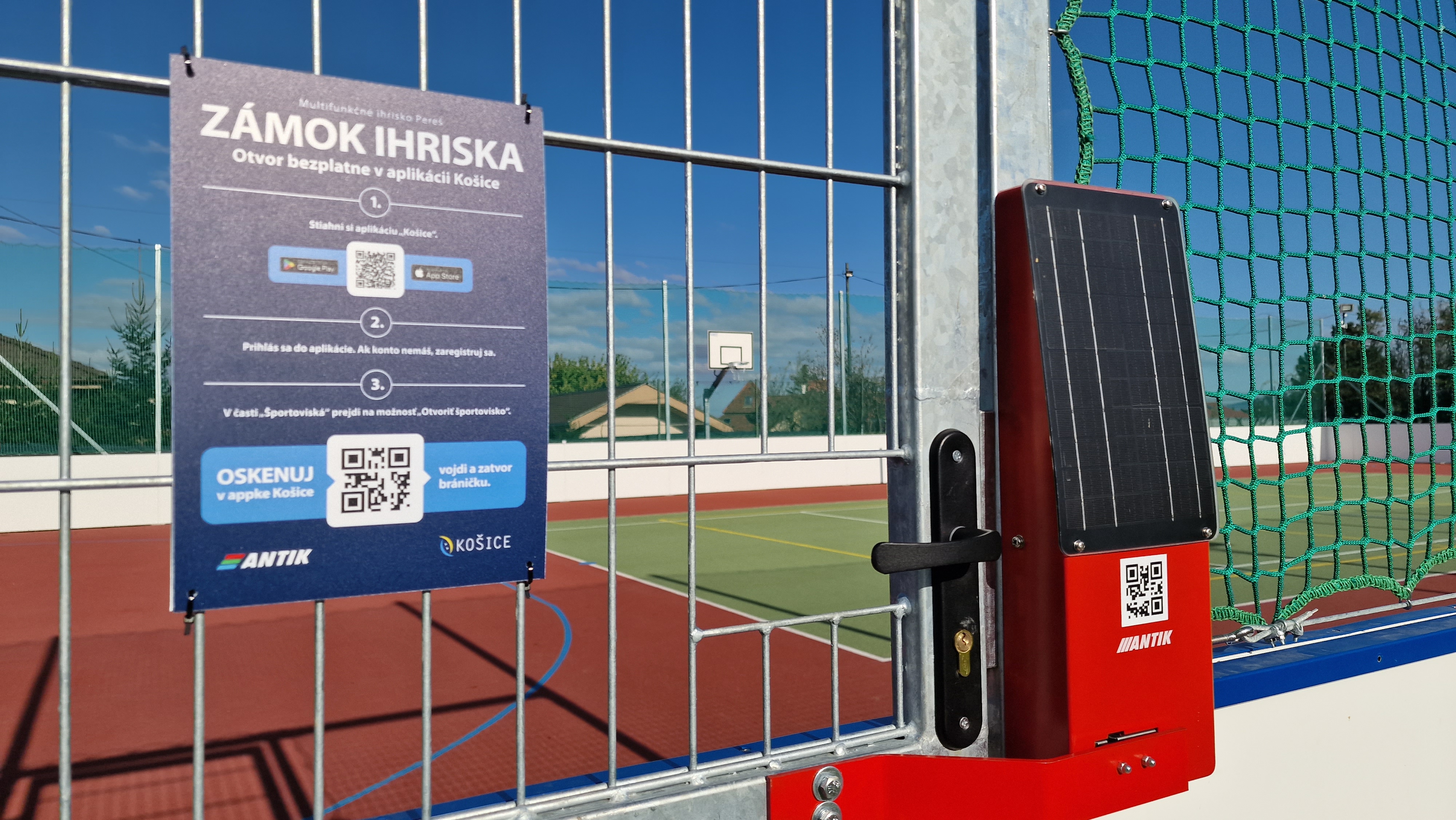 Športoviská chráni elektronický vrátnik 