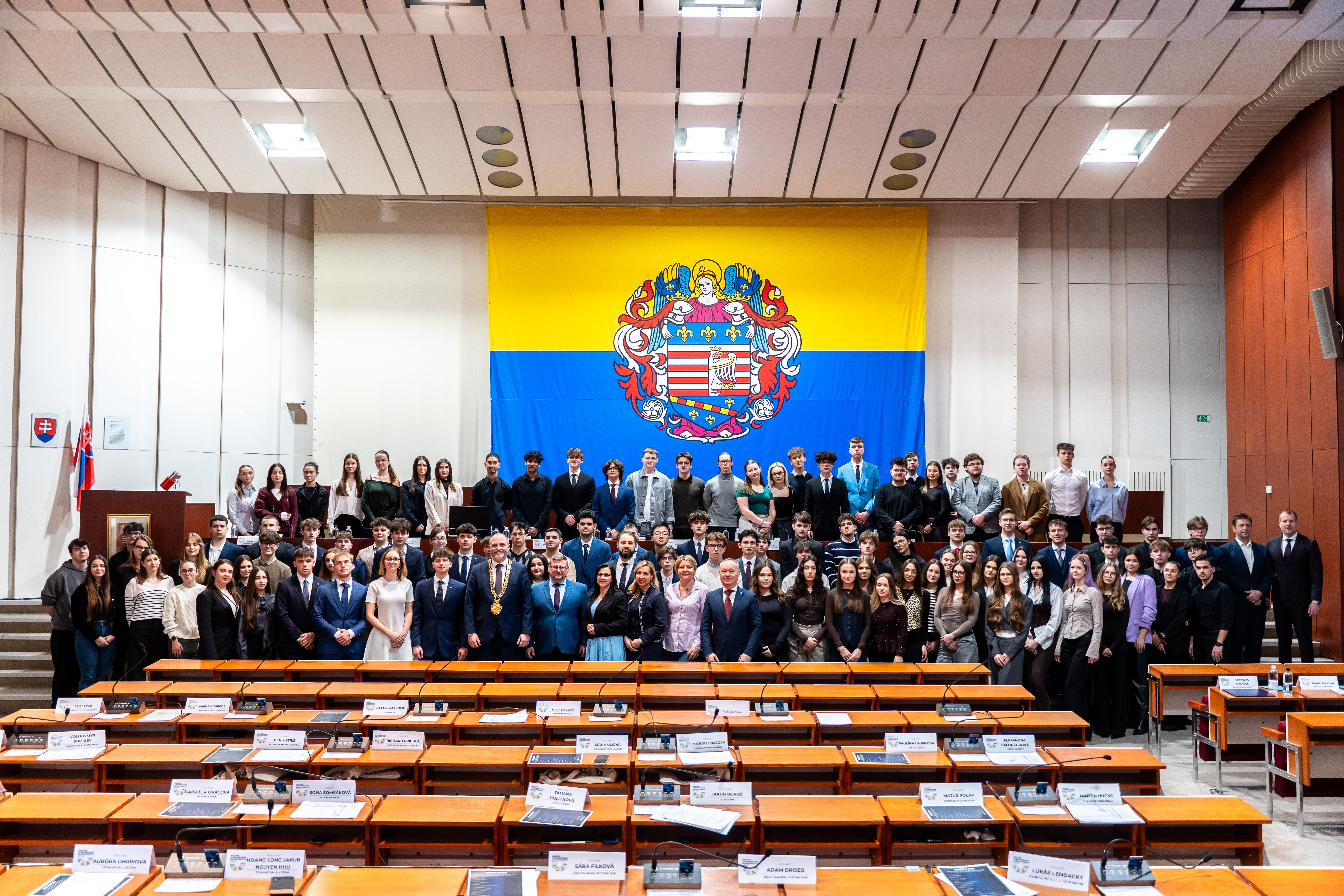 Slávnostné prvé zasadnutie Mestského stredoškolského zastupiteľstva