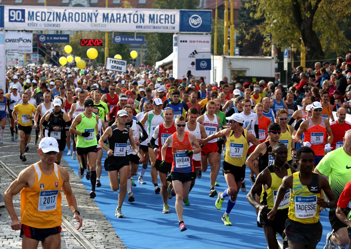 Trať Košického Medzinárodného Maratónu Mieru Pokoril Rekordný Počet Bežcov Oficiálne Stránky