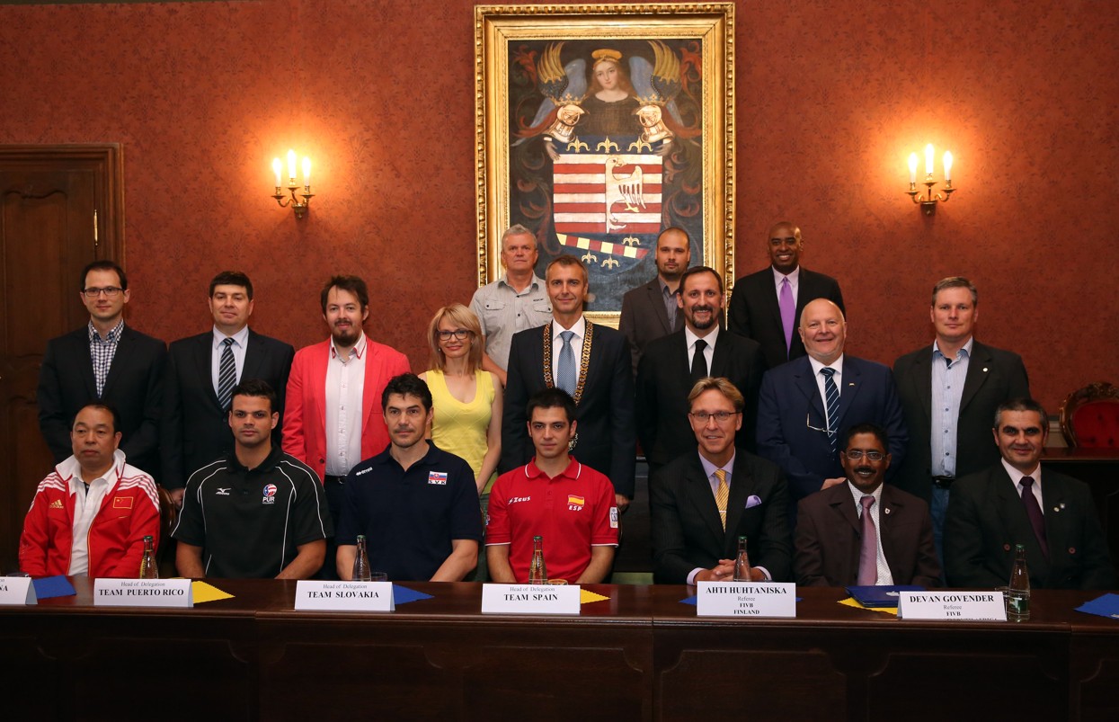 Prijatie účastníkov Svetovej volejbalovej ligy 2014