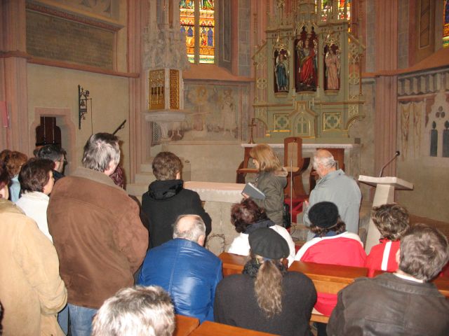 Súčasťou prehliadky bola aj Kaplnka sv. Michala