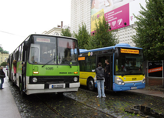 Legenda a nováčik -autobusy v MHD 