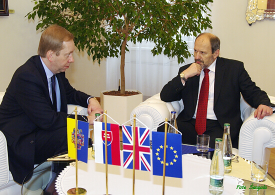 British Ambassador Michael J. W. Roberts and Mayor of Košice František Knapík