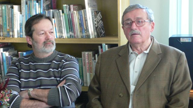 dvojica autorov novej knihy Jozef Jurko a Michal Repovský 