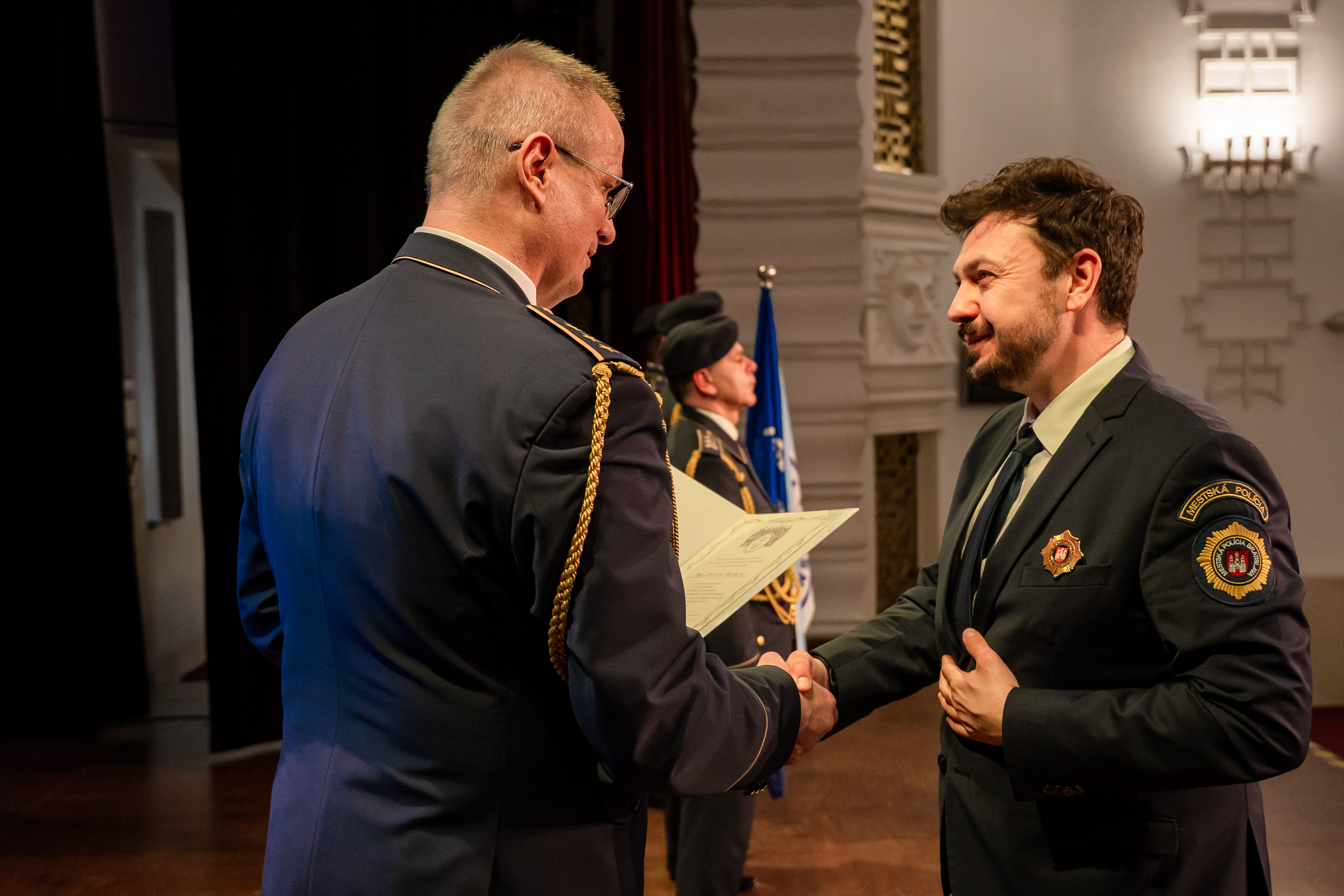 ocenenie mestských policajtov