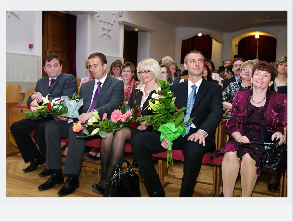 Osláv Dňa učiteľov 2011 sa zúčastnilo celé kompletné vedenie mesta Košice