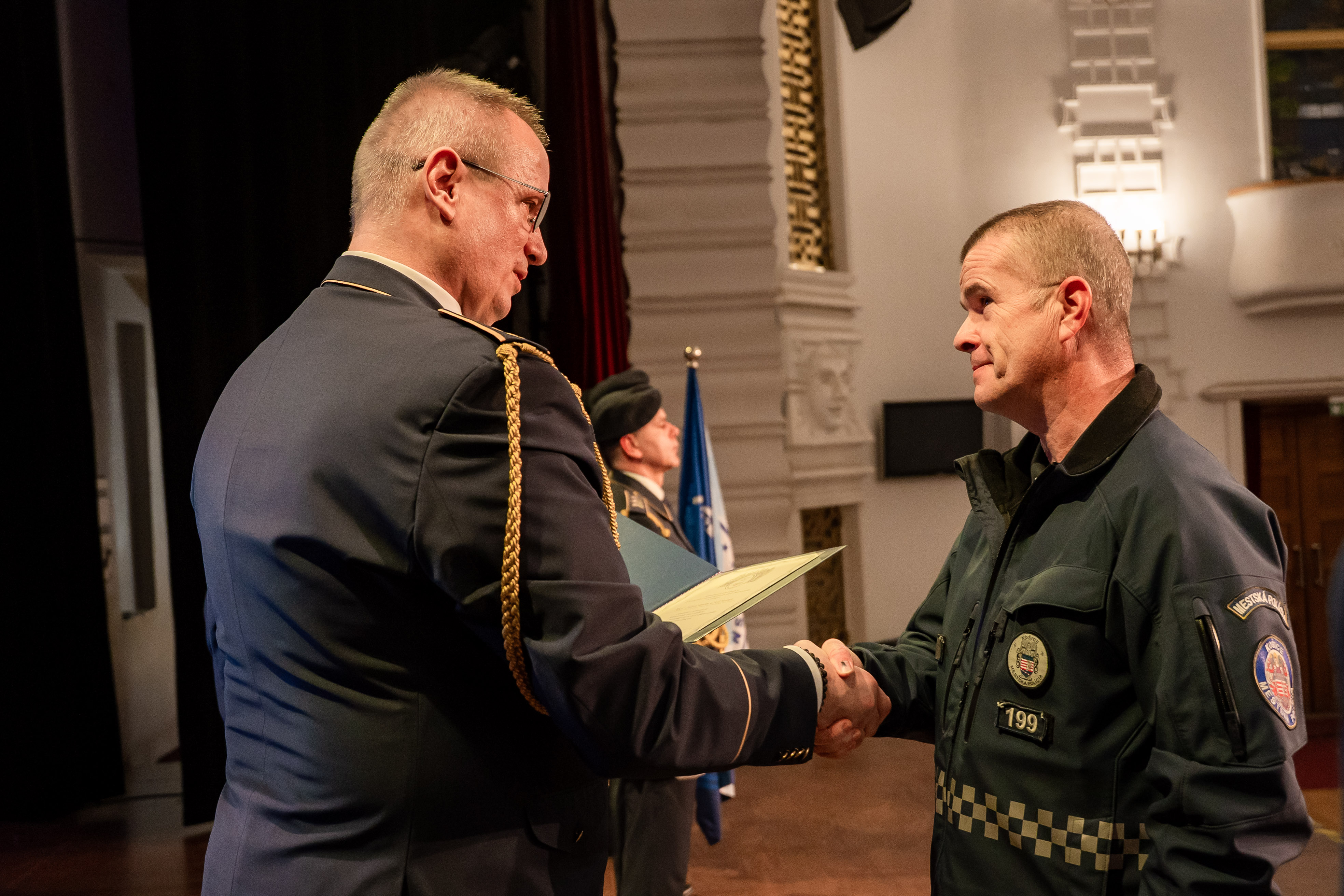 ocenenie mestských policajtov