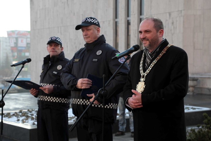 Oceňovanie príslušníkov Mestskej polície Košice