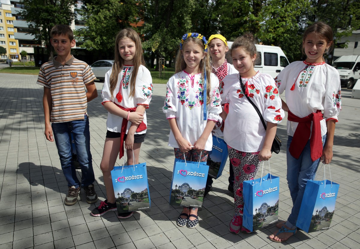 Deťom z Ukrajiny sa pobyt v Košiciach veľmi páčil