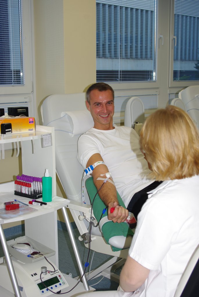 Primátor Richard Raši patrí k pravidelným darcom krvi