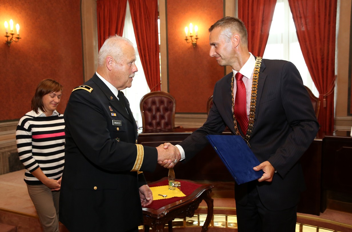 Veliteľ Národnej gardy amerického štátu Indiana navštívil Košice