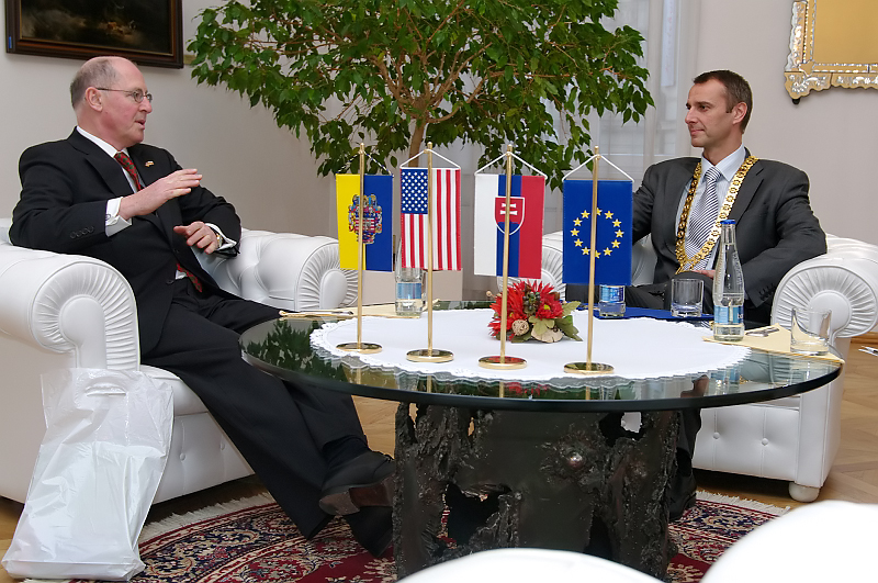 Mayor Raši and Ambassador of USA, Theodor Sedgwick