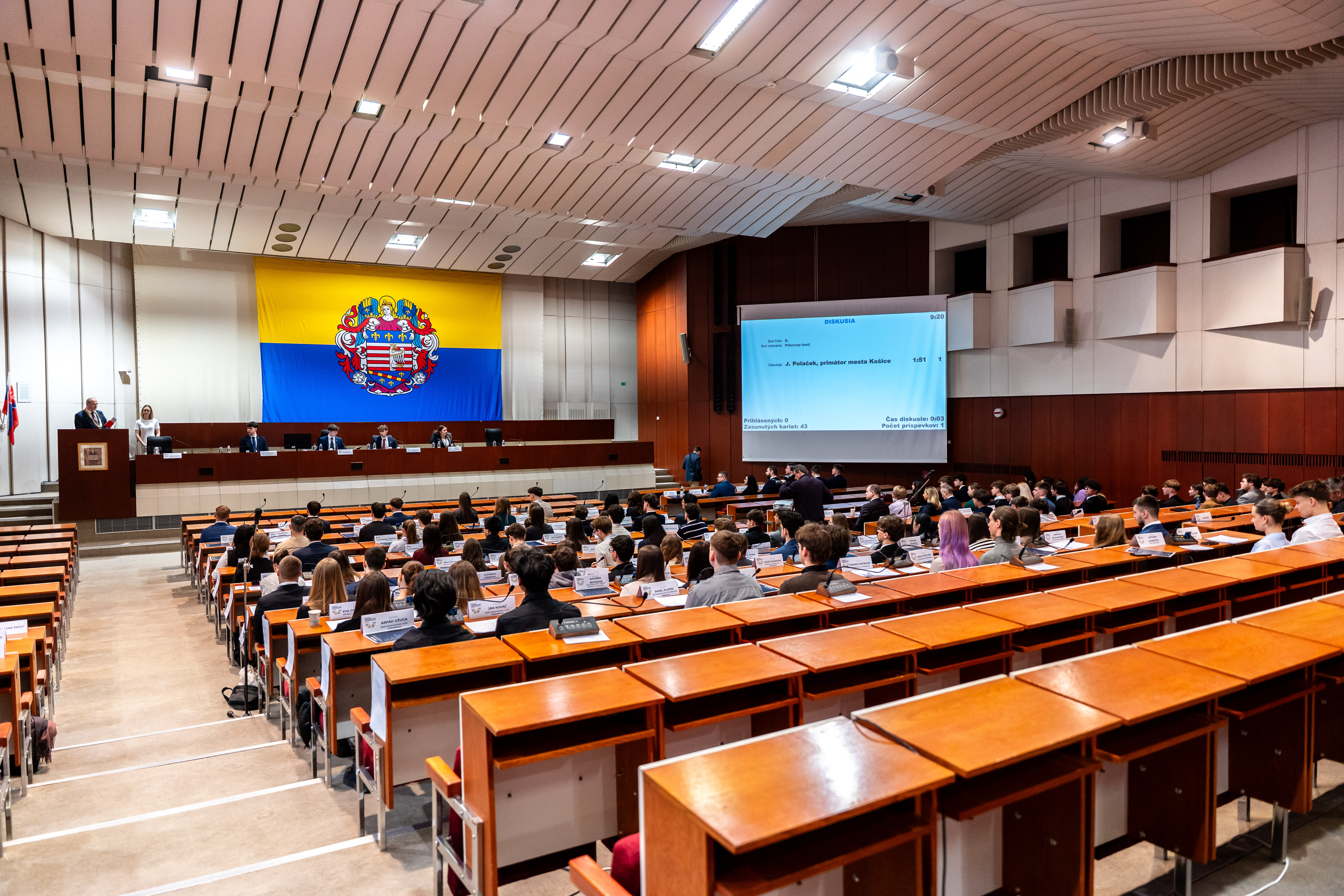 Slávnostné prvé zasadnutie Mestského stredoškolského zastupiteľstva