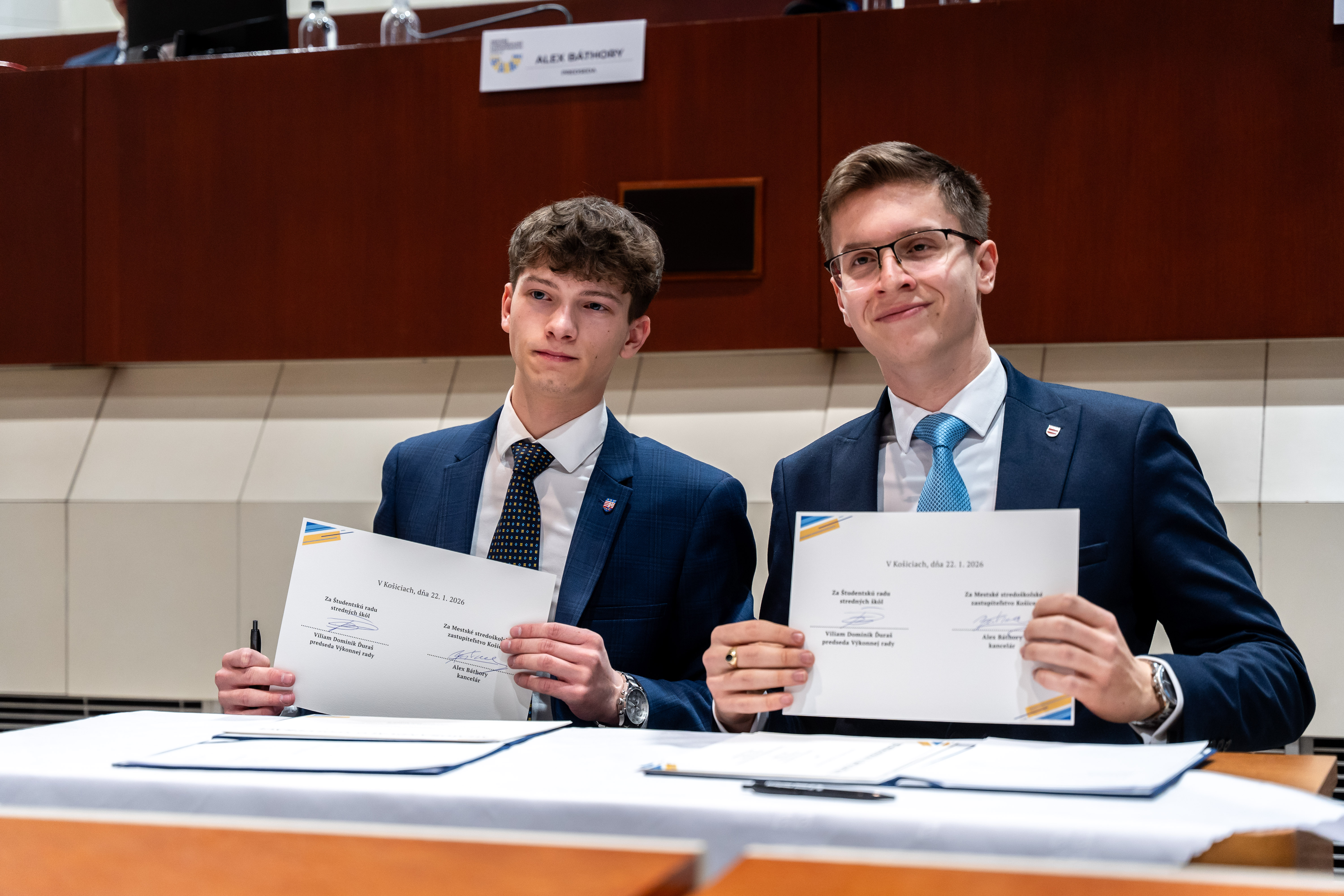 Slávnostné prvé zasadnutie Mestského stredoškolského zastupiteľstva