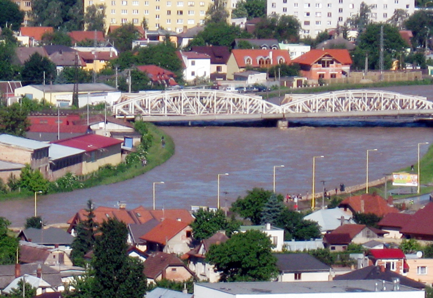 takto vyzeral pohľad na Hornád v sobotu 5. júna po najťažšej noci