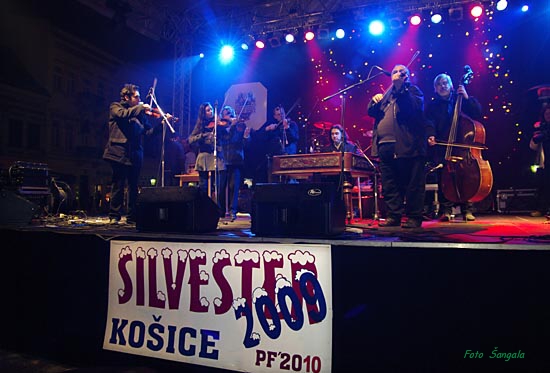 Silvester 2009 v centre Košíc