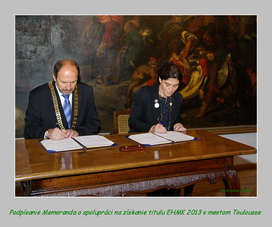 F.Knapík a V. de Comarmond podpísali memorandum o spolupráci 