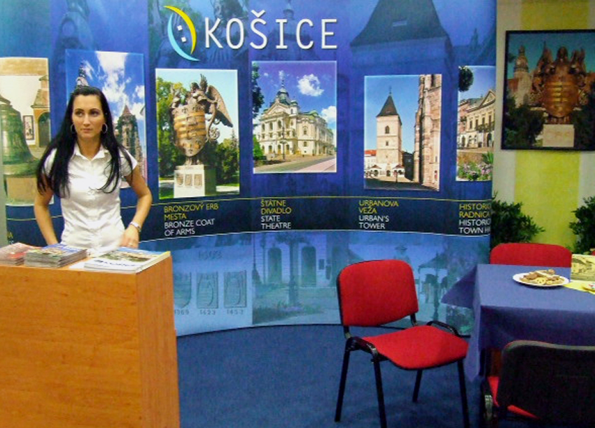 časť expozície mesta Košice na výstave