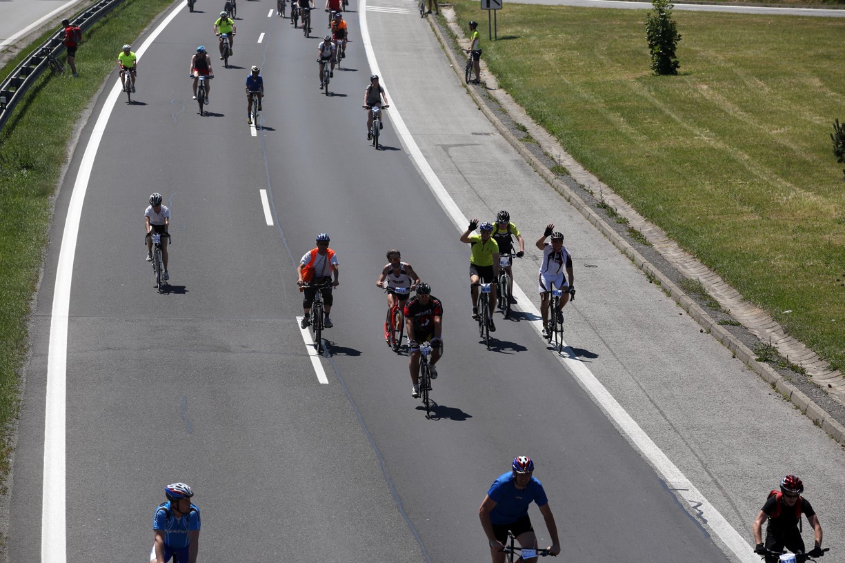   V tom istom čase vyrazili opačným smerom aj cyklisti z Prešova