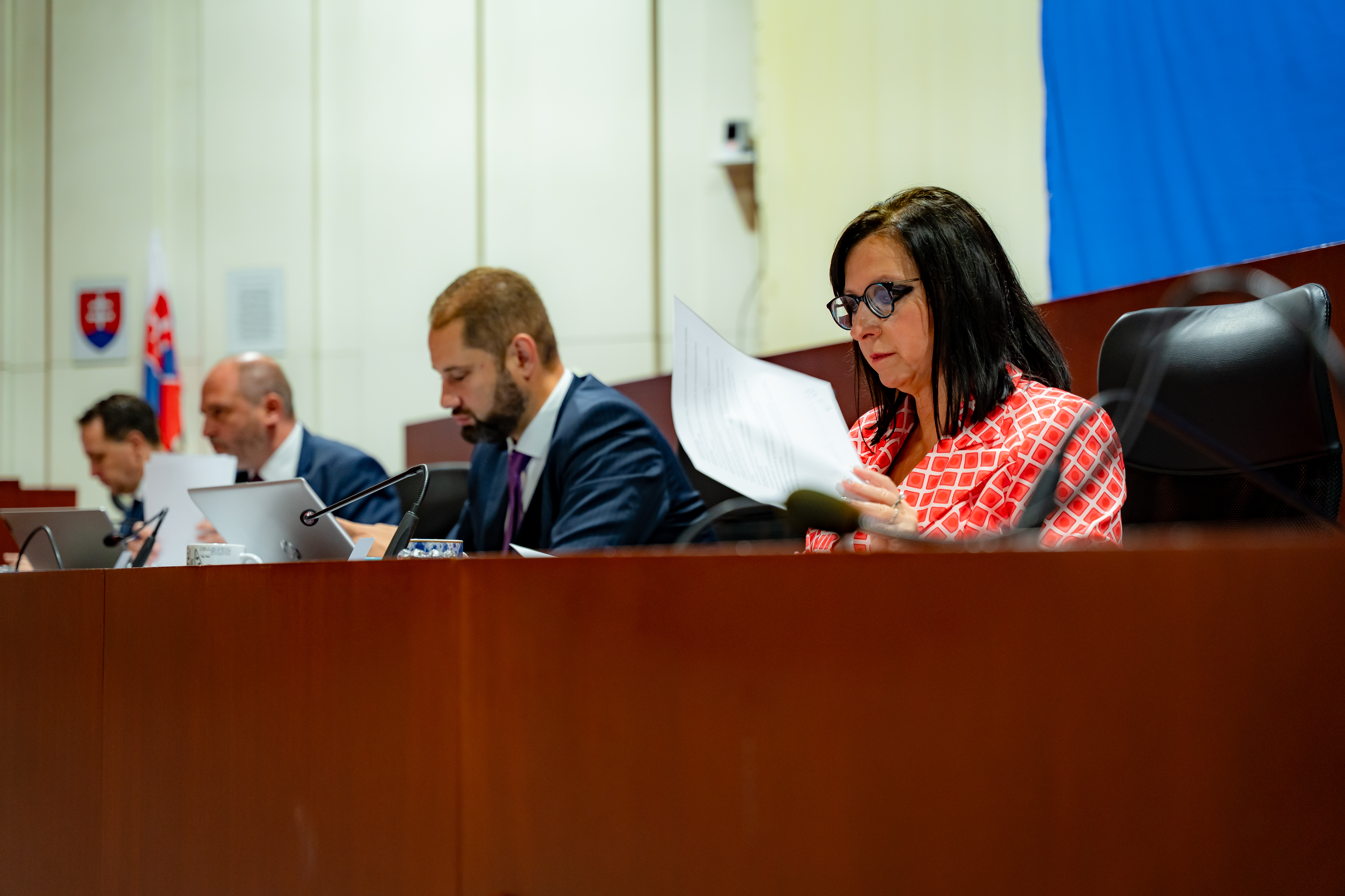 Rokovanie mestského zastupiteľstva