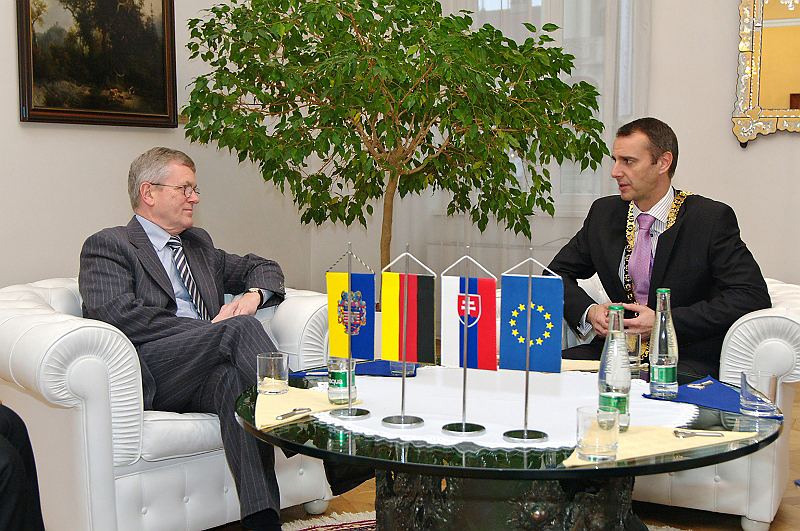 Mayor Raši and German Ambassador, Axel Hartmann