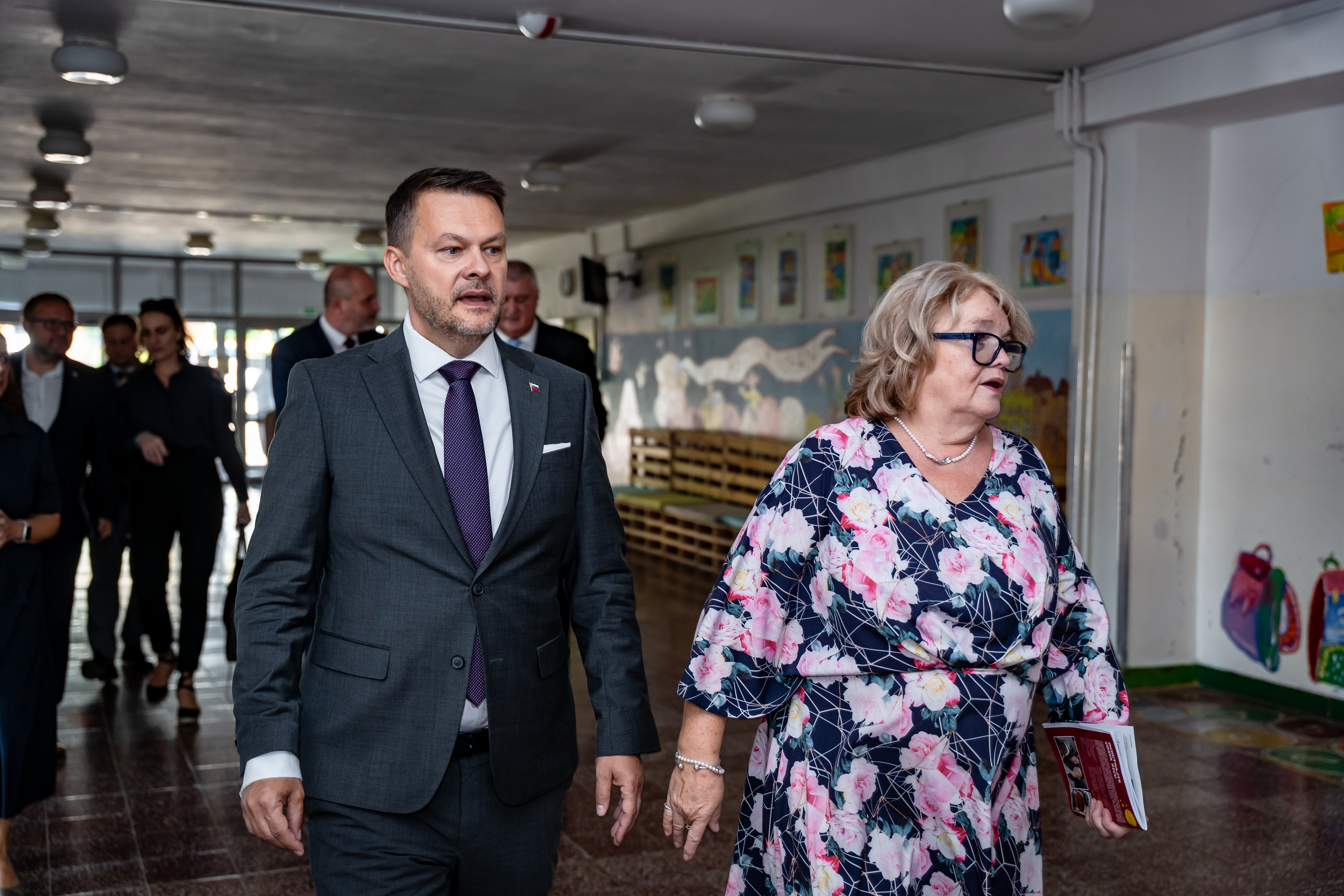 Samuel Migaľ na ZŠ Ľ. Fullu
