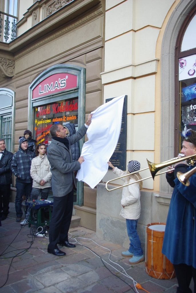 Pamätnú tabuľu J. Bocatiovi odhalil primátor Košíc Richard Raši