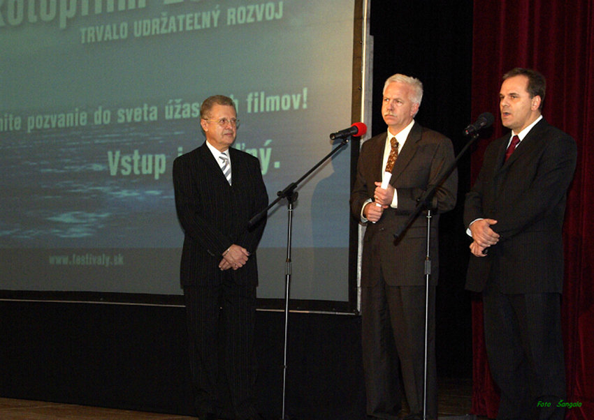 otvorenie festivalu Ekotopfilm v Košiciach - George F. Babcoke prezident US Steel Košice