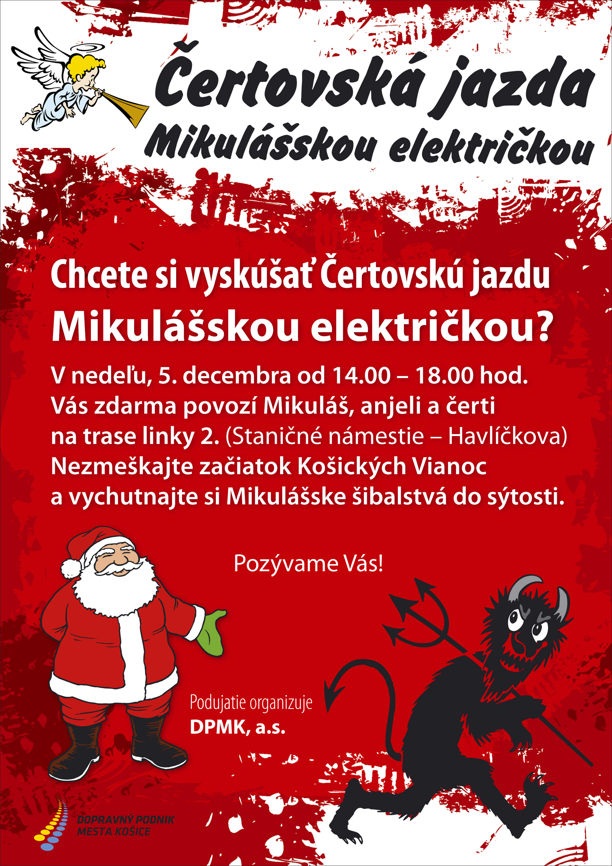 Čertovská jazda Mikulášskou električkou