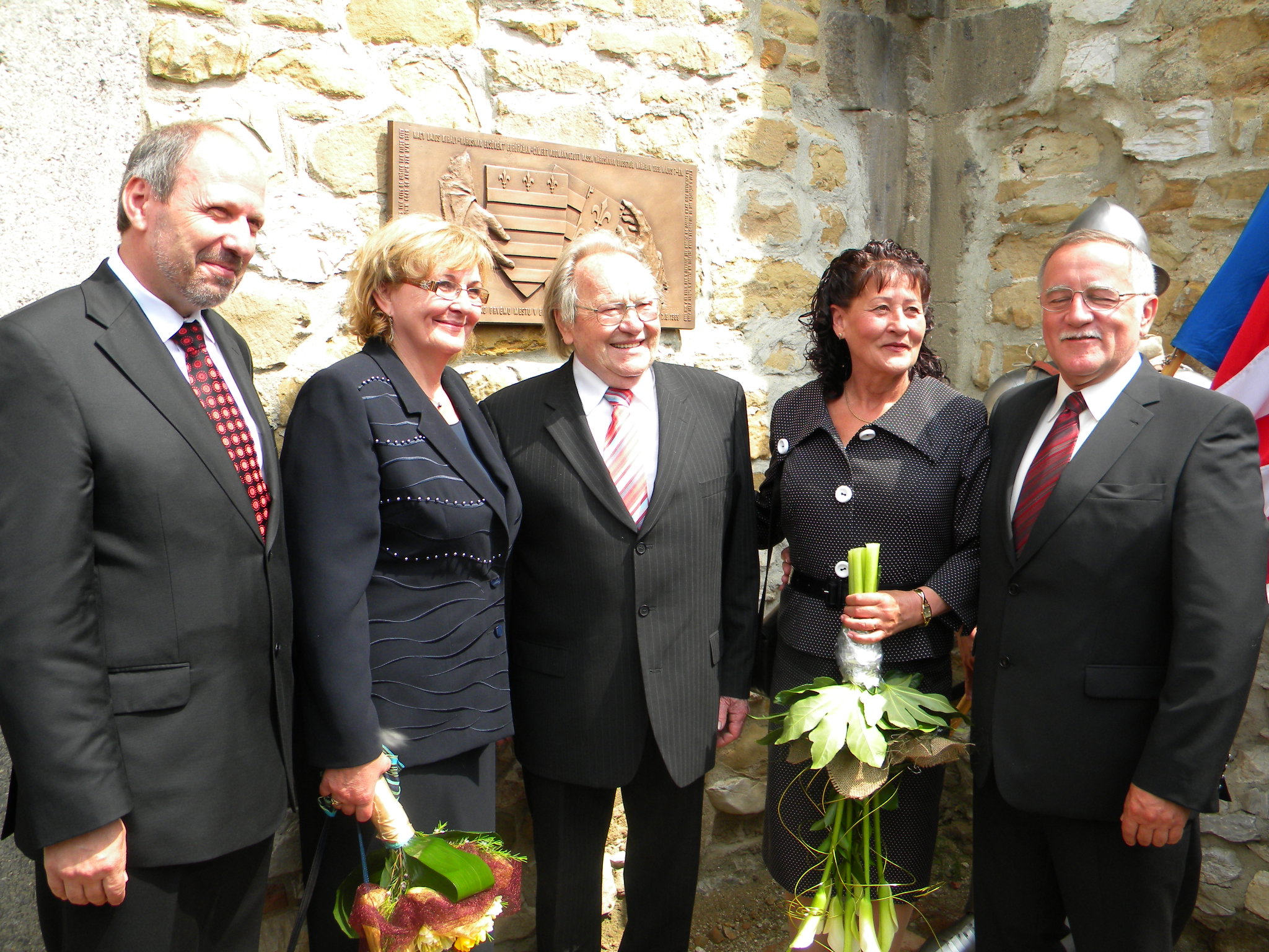 After inauguration of the memorial plaque