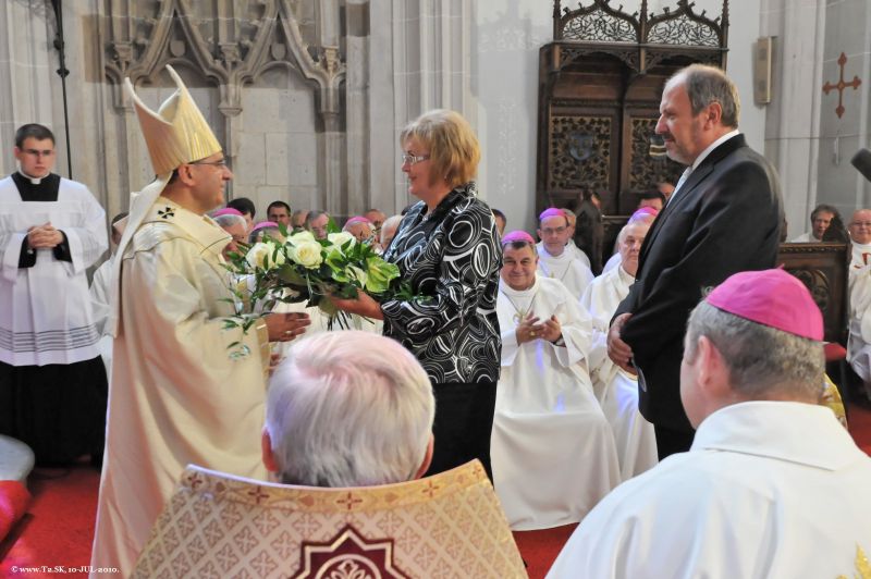 Gratulácia primátora mesta s manželkou