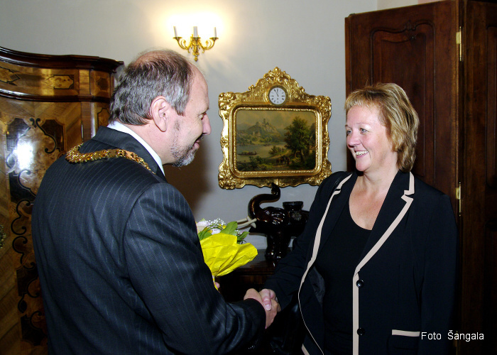 primátor Košíc privítal nórsku diplomatku v Historickej radnici