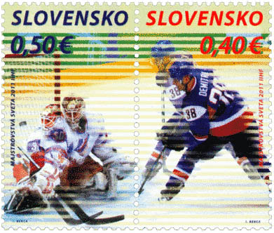 2011 IIHF WM stamps