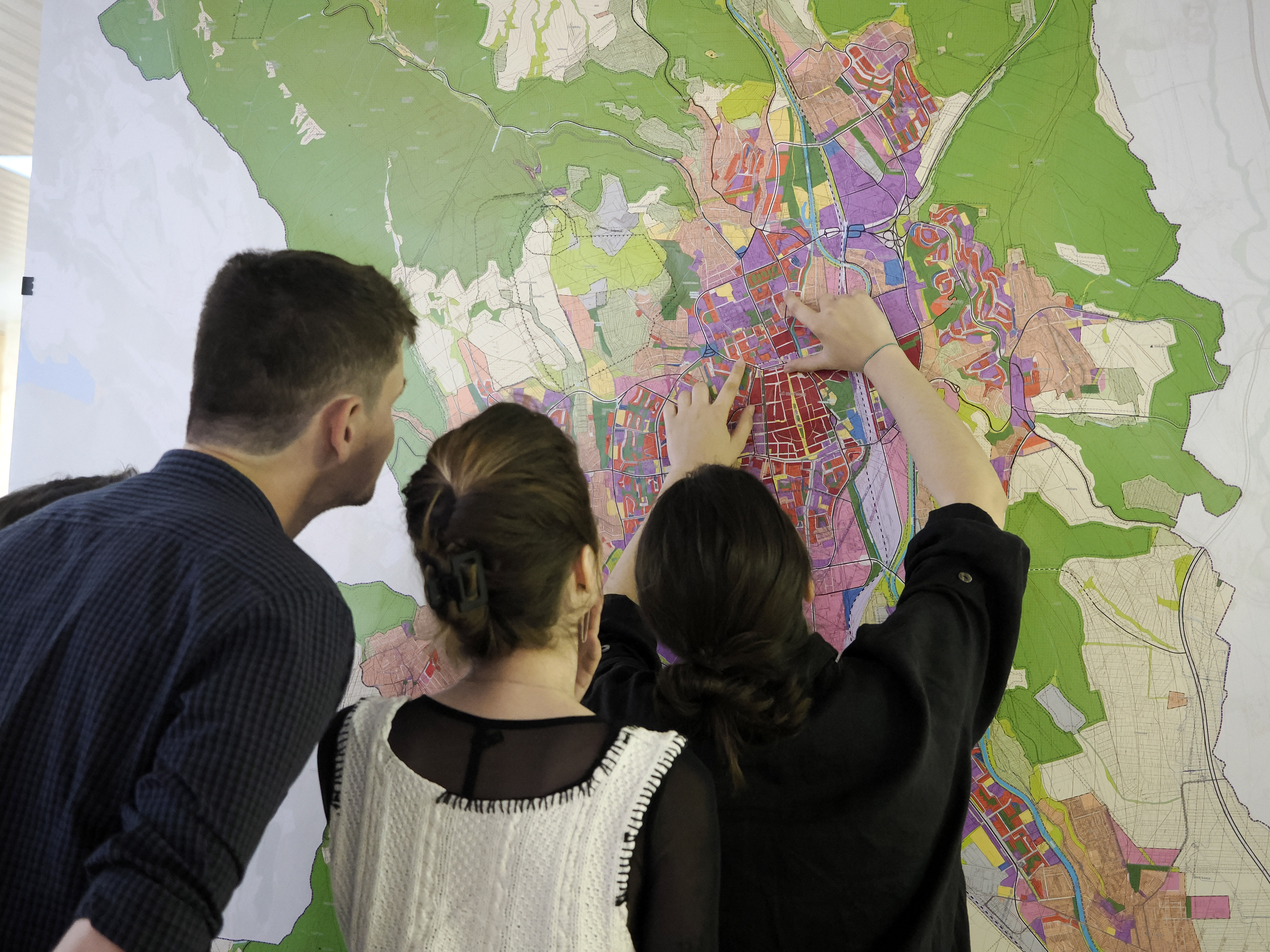 Vernisáž výstavy o územnom pláne mesta Košice