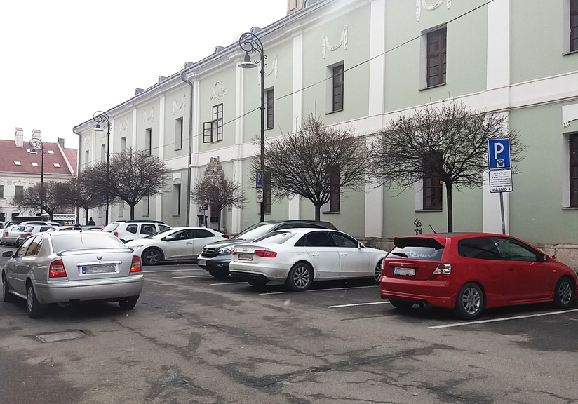 Parkovanie v meste Košice