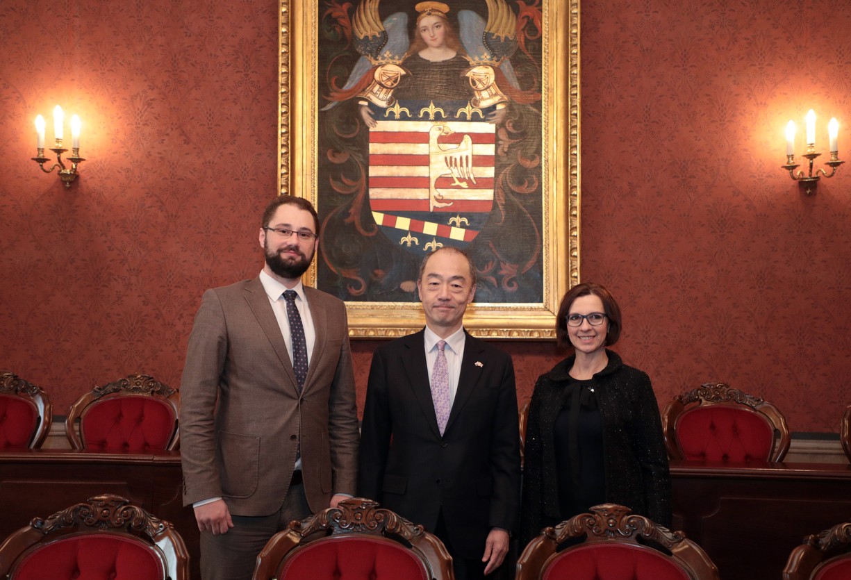 Priajtie mimoriadneho a splnomocneného veľvyslanca Japonska v Slovenskej republike