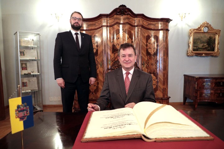 Prijatie veľvyslanca Chorvátskej republiky