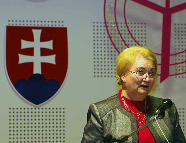 p. Anna Záborská, poslankyňa európskeho parlamentu