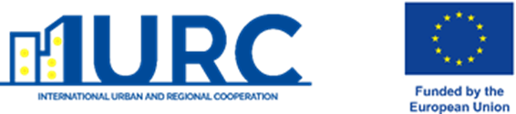 Logo programu IURC a logo EÚ
