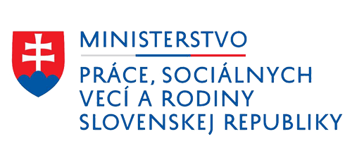 Logo Ministerstvo práce, sociálnych vecí a rodiny SR