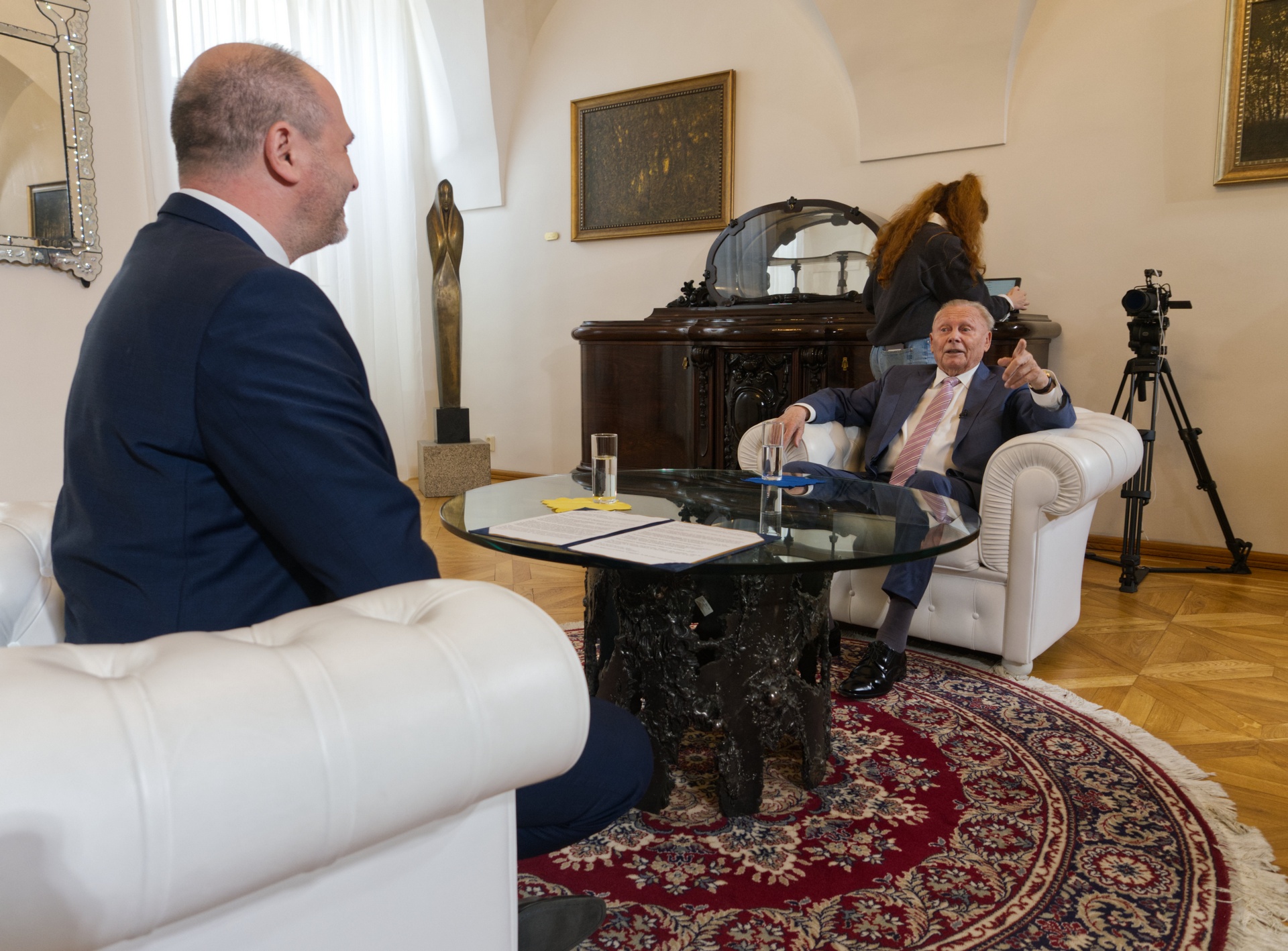 Pracovné stretnutie s prezidentom Rudolfom Schusterom 
