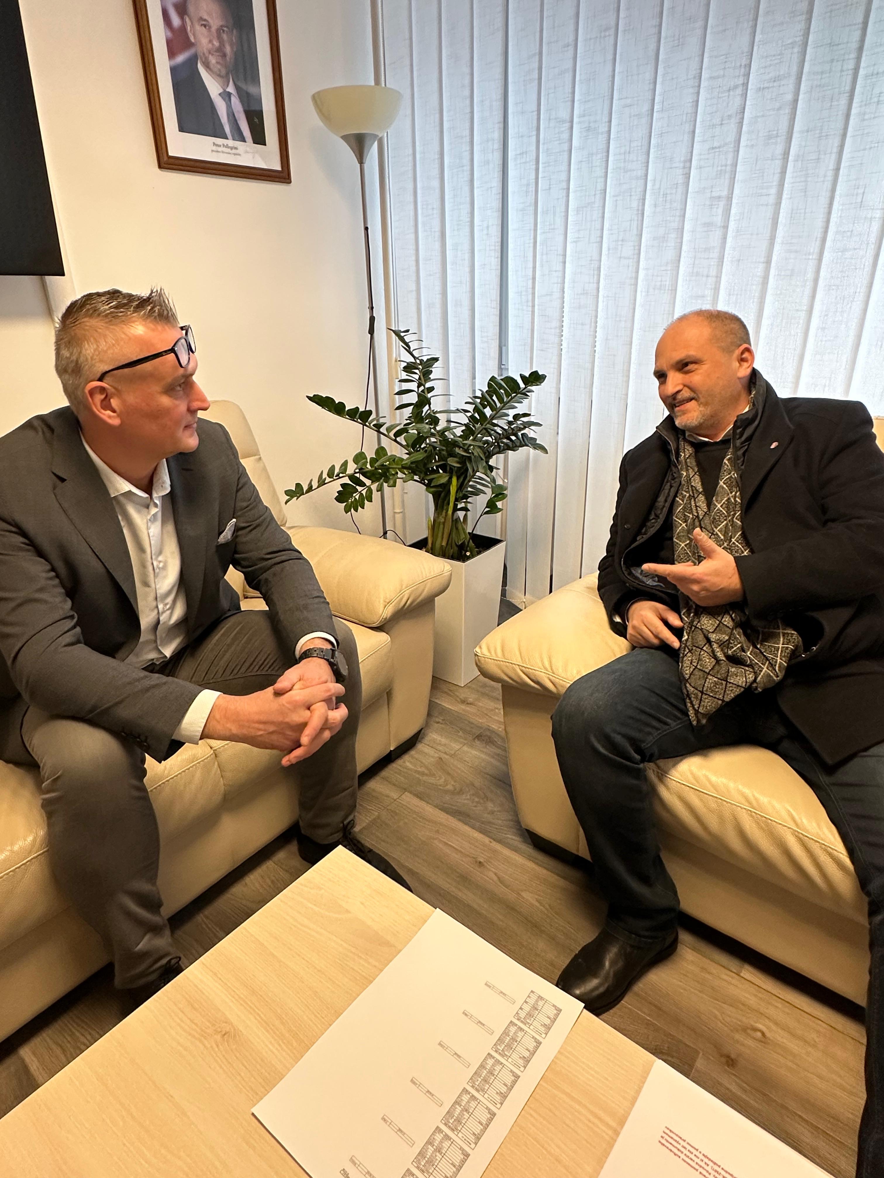 Novoročná návšteva Vysokošpecializovaného odborného ústavu geriatrického sv. Lukáša v Košiciach